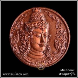 เหรียญ “องค์วิรูปักโขศรีสุทโธนาคราช” หลังพระพุทธ ที่ระลึกกฐินสามัคคี วัดคำชะโนด ปี 2560