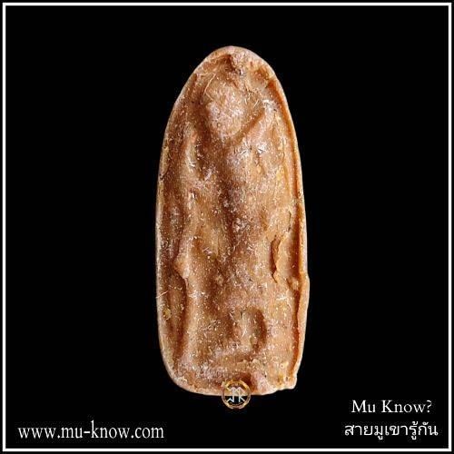 พระสีวลีเนื้อผงน้ำมันธนสารสมบัติพิมพ์หลวงพ่อกวยโรยผงตะไบเงินมหาสะท้อน กองทุนหลวงปู่ปานโสนันโท