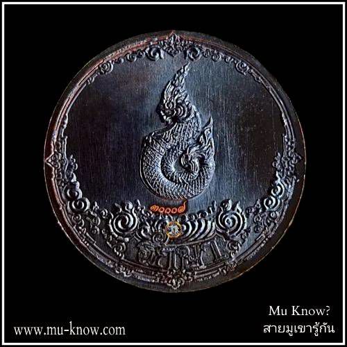 เหรียญปกปัก รักษา (นาคี 2) เนื้อทองแดง พระอาจารย์วราห์ วัดโพธิ์ทองปี 2561 - Image 5