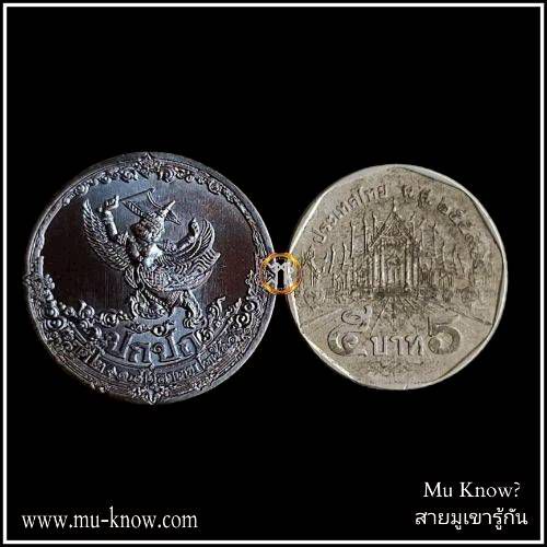 เหรียญปกปัก รักษา (นาคี 2) เนื้อทองแดง พระอาจารย์วราห์ วัดโพธิ์ทองปี 2561 - Image 4