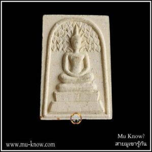 สมเด็จปรกโพธิ์หลังรูปเหมือน หลวงปู่นะ วัดหนองบัว ปี 2531